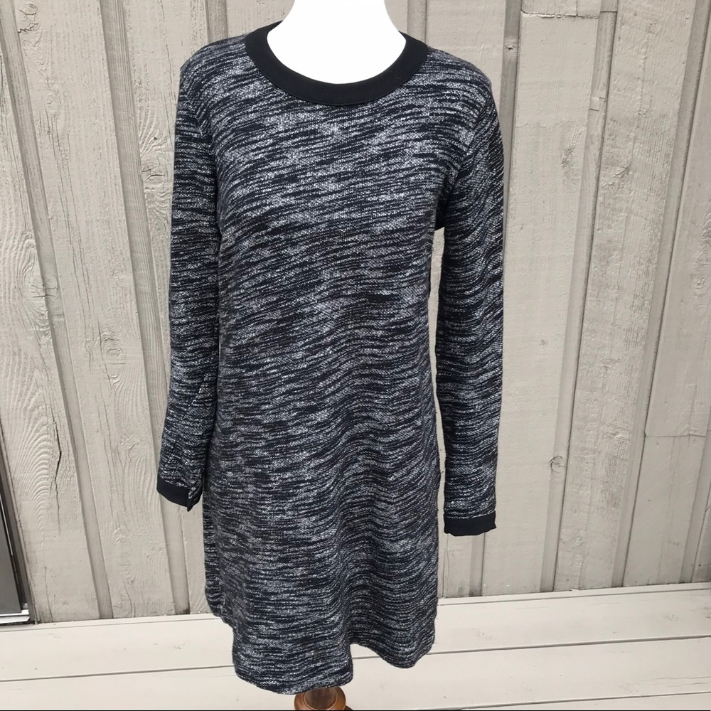 Madewell Heather Gray Knit Sweater Dress